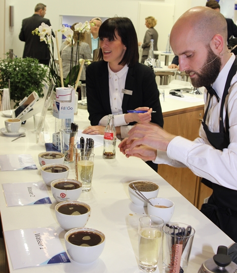 Auf der diesjährige Internorga erwartet die Besucher wieder eine große Auswahl an Cup- und Produkttastings sowie Neuheiten aus den Bereichen Technik, Dienstleistung und Konzepten. Foto: Nolte