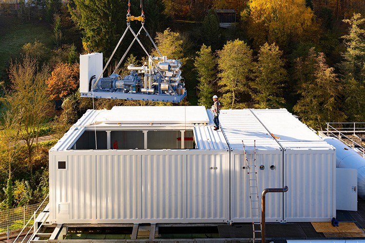 Die Umstellung auf Wärmepumpen ist Teil der energetischen Gesamtstrategie, mit der Ritter unter anderem die Wärme- und Kälteversorgung am Standort Waldenbuch modernisiert.