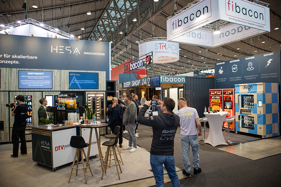 Die Themenwelt „Shop & Convenience“ auf der diesjährigen Uniti Expo wurde dominiert von Vending-Lösungen in unterschiedlichen Ausführungen. Foto: Nolte